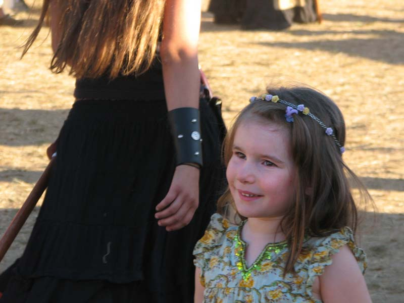 Little Girl at Shrewsbury Renaissance Faire 2006