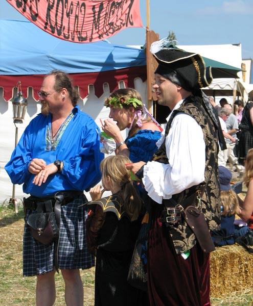 Guests Walking the Faire